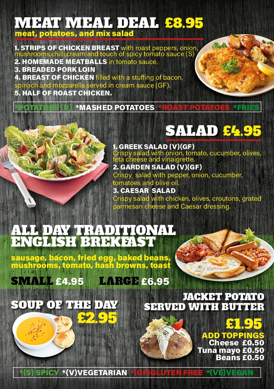 Menu Anthony’s Pizza