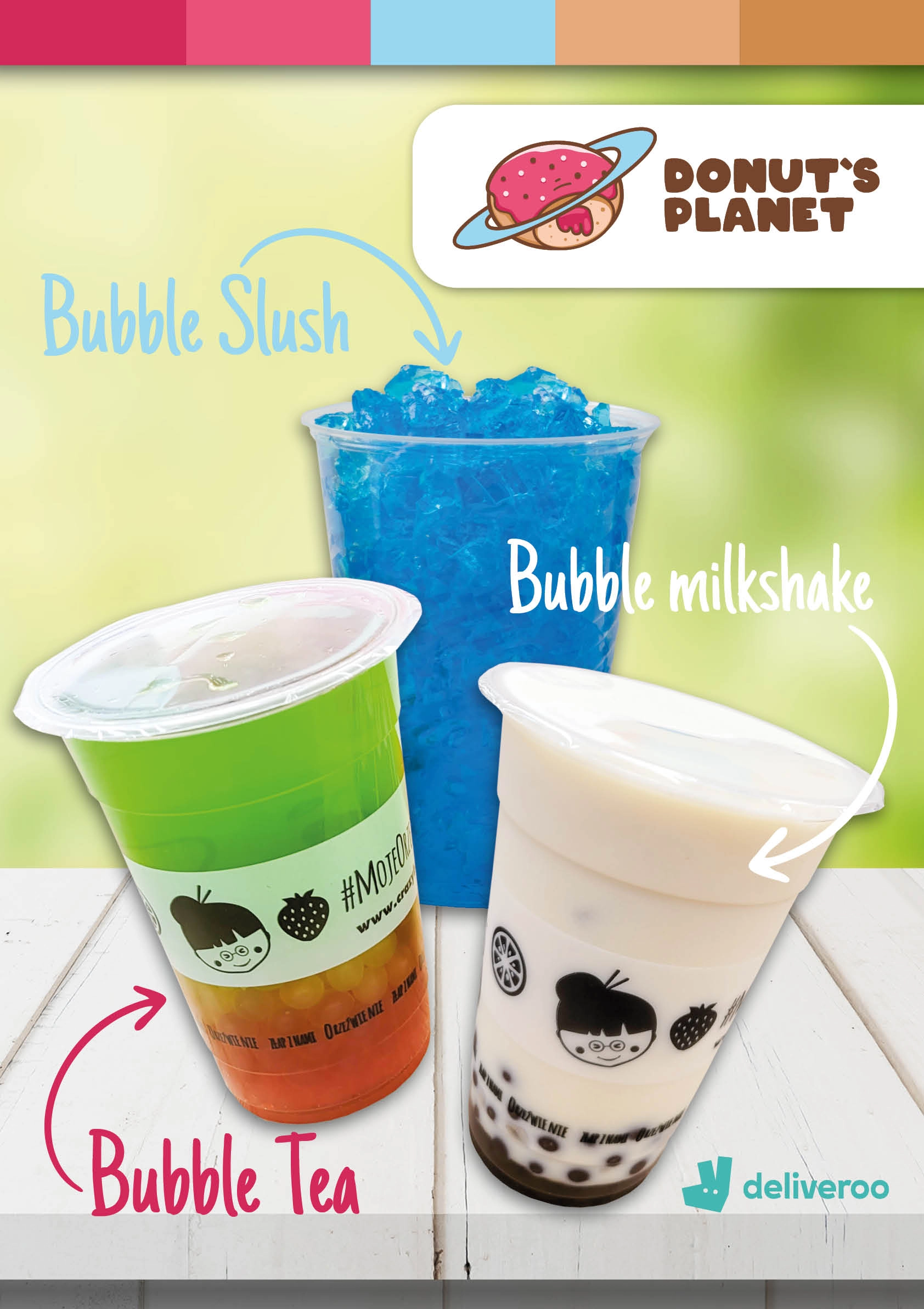 Plakat z shake’iem Donuts
