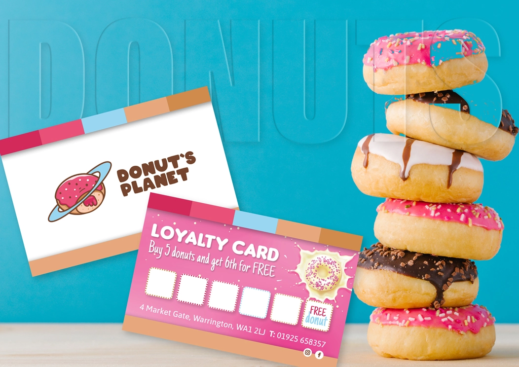 Wizytówki Donuts