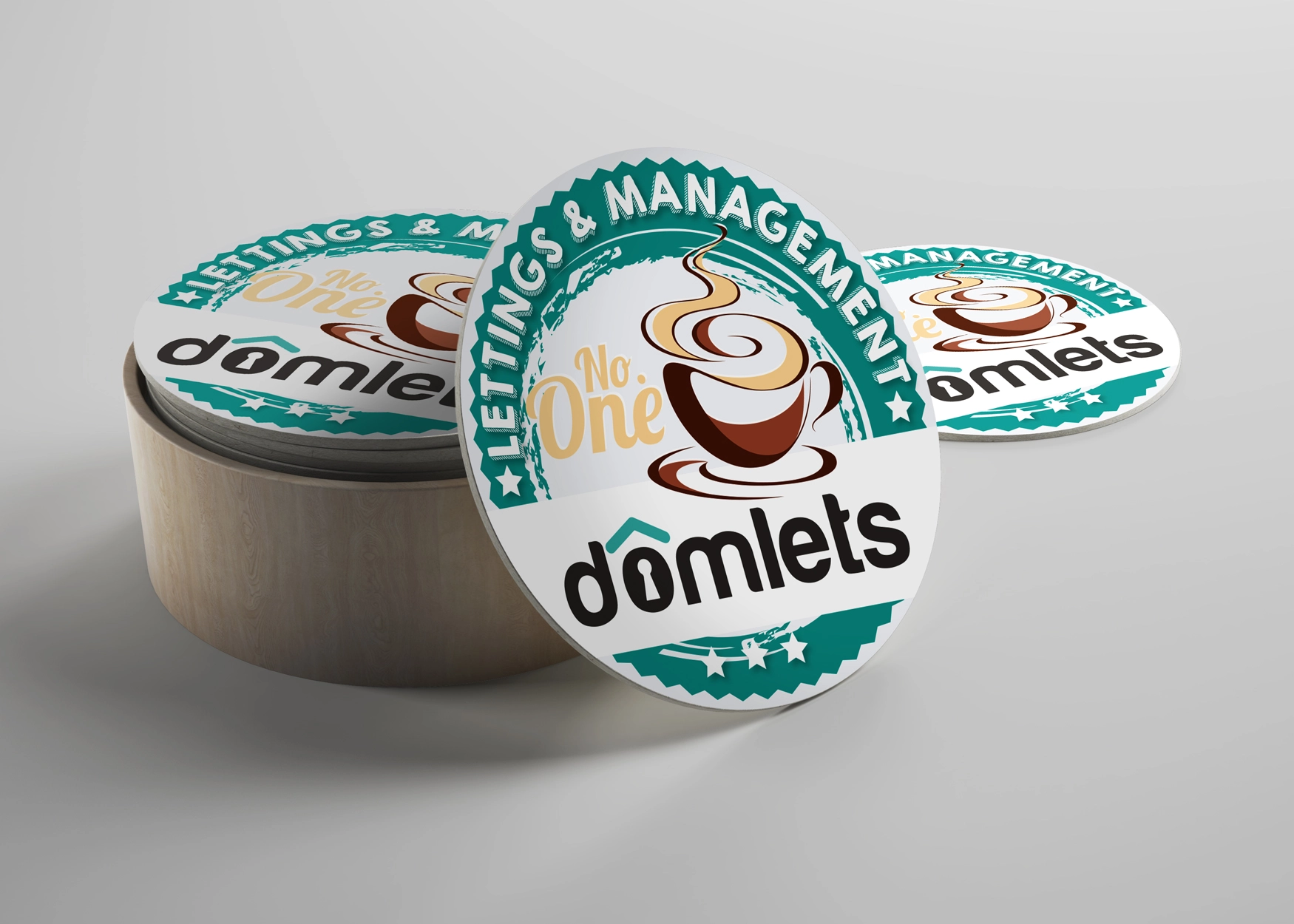 Podstawki firmowe Domlets